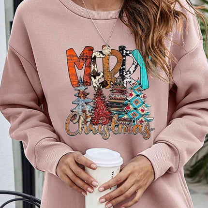 MERRY CHRISTMAS Graphic Sweatshirt