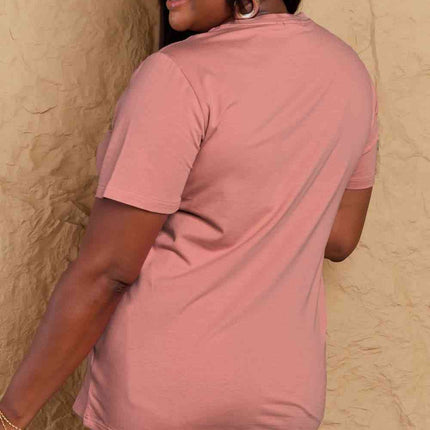 Simply Love Full Size MOM LIFE Graphic Cotton T-Shirt