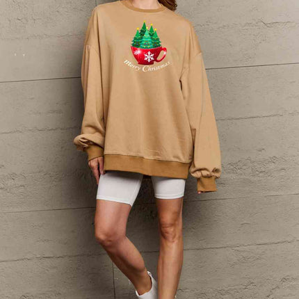 Simply Love Full Size MERRY CHRISTMAS Graphic Sweatshirt