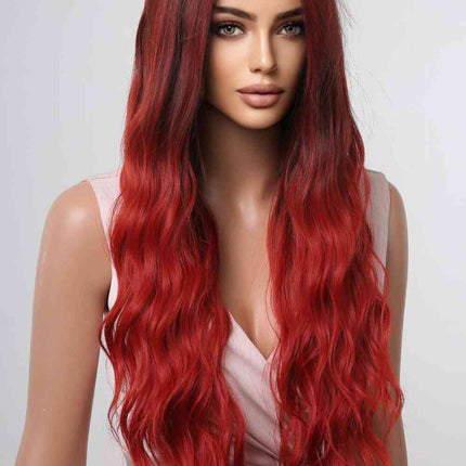 13*1" Full-Machine Wigs Synthetic Long Wave 27"