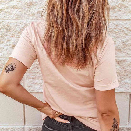 Rabbit Graphic Easter Tee Shirt