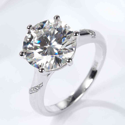 5 Carat  Moissanite Solitaire Ring