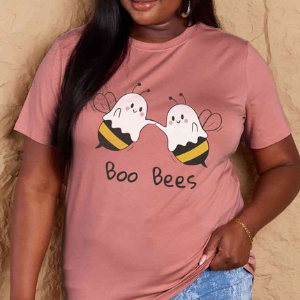 Simply Love Full Size BOO BEES Graphic Cotton T-Shirt