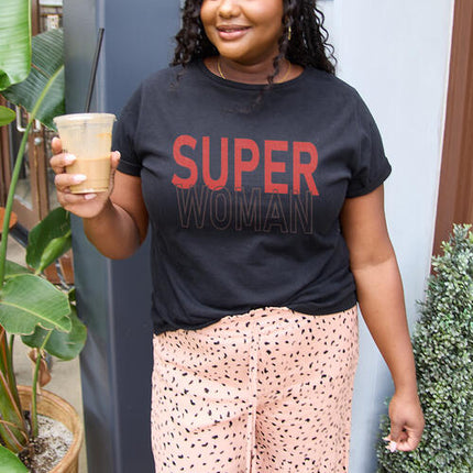 Simply Love Full Size SUPERWOMAN Short Sleeve T-Shirt