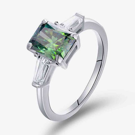 2 Carat Moissanite 925 Sterling Silver Ring