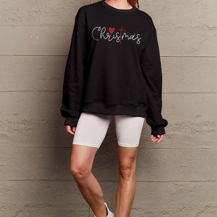 Simply Love Full Size CHRISTMAS Long Sleeve Sweatshirt