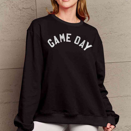 Simply Love Full Size GAME DAY Graphic Sweatshirt