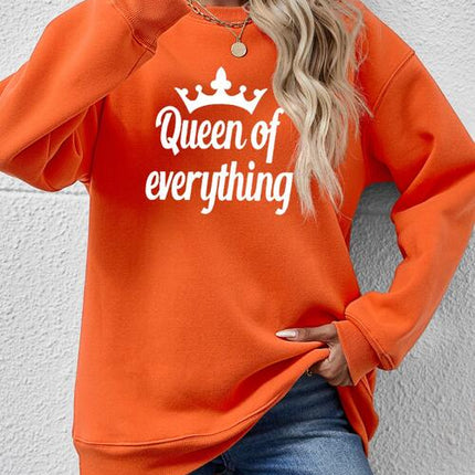 QUEEN OF EVERYTHING Round Neck Sweatshirt