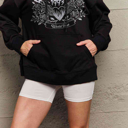 Simply Love Simply Love Full Size WILD HEARTS 1993 WORLD TOUR Graphic Hoodie