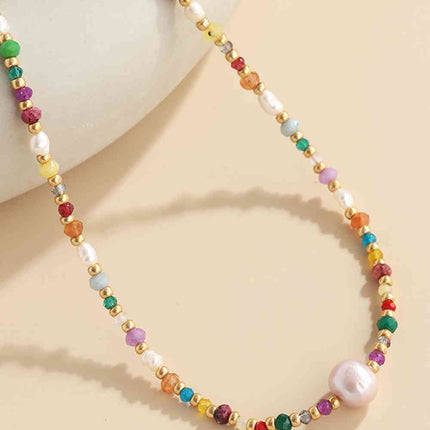 Multicolored Bead Necklace