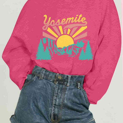 Simply Love Simply Love Full Size YOSEMITE Graphic Sweatshirt