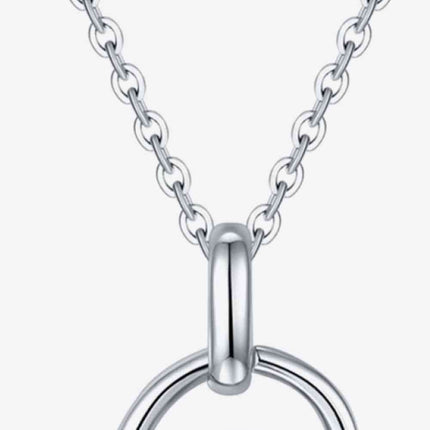 Moissanite Heart Pendant Necklace