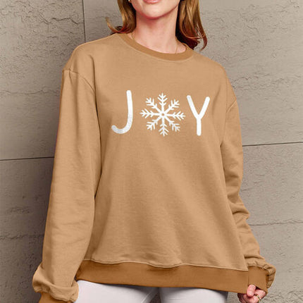 Simply Love Full Size Graphic Long Sleeve Sweatshirt