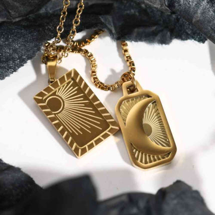 Stainless Steel 18K Gold-Plated Necklace