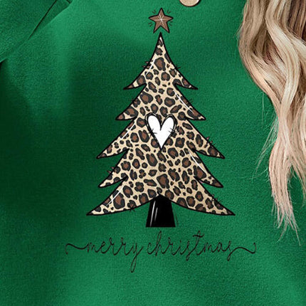 Christmas Tree Graphic Long Sleeve Sweatshirt - Vickie Lynn's