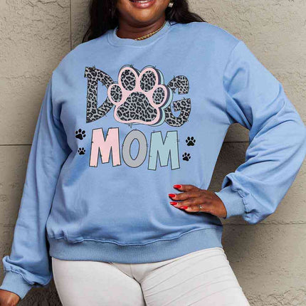 Simply Love Simply Love Full Size DOG MOM Graphic Sweatshirt