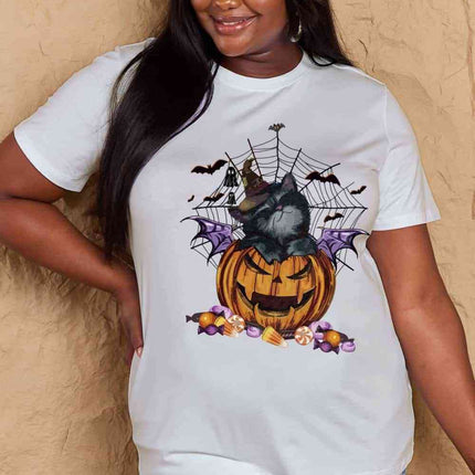 Simply Love Full Size Jack-O'-Lantern Graphic T-Shirt
