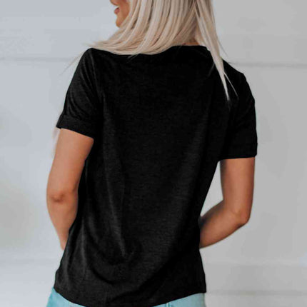 NASHVILLE TENNESSEE MUSIC CITY Graphic Round Neck Tee - Vickie Lynn's