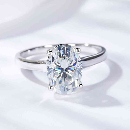 2.5 Carat Moissanite Solitaire Ring