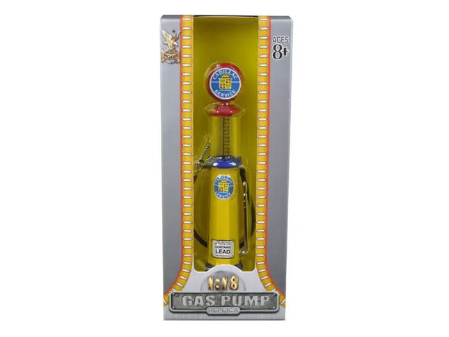 Cadillac Gasoline Vintage Gas Pump Cylinder 1/18 Diecast Replica by Road Signature