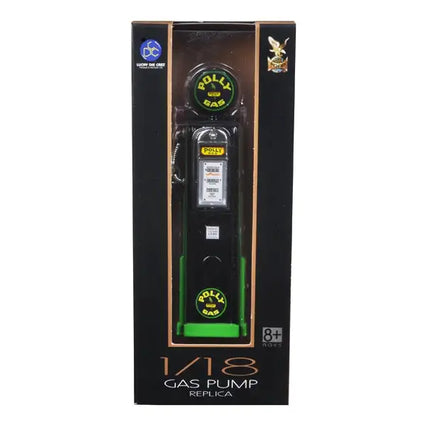 Polly Gasoline Vintage Gas Pump Digital 1/18 Diecast Replica by Road Signature