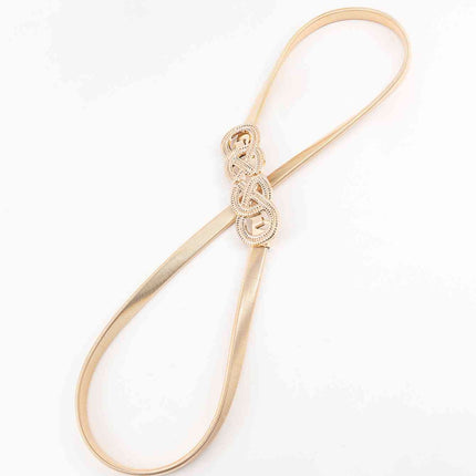 Knot Buckle Metal Belt