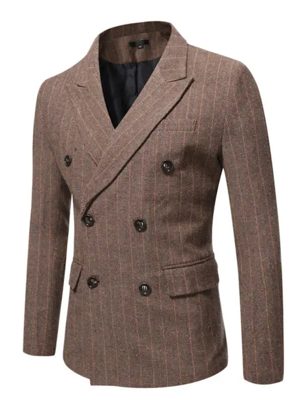 Chaqueta de traje delgada de negocios para hombre Traje individual 