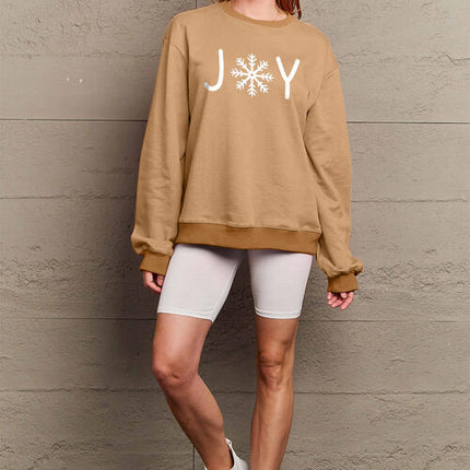 Simply Love Full Size Graphic Long Sleeve Sweatshirt