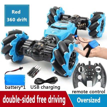 Color: Blue, Style: Double control - Oversized four-wheel drive suv