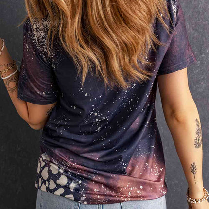 Printed MAMA Graphic Round Neck Tee