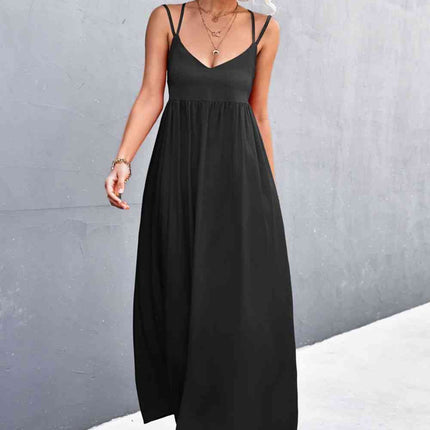 Double Strap Tie Back Dress
