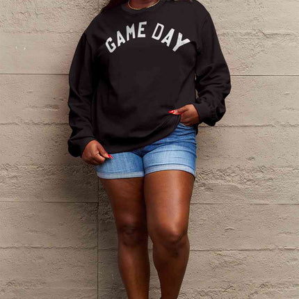 Simply Love Full Size GAME DAY Graphic Sweatshirt