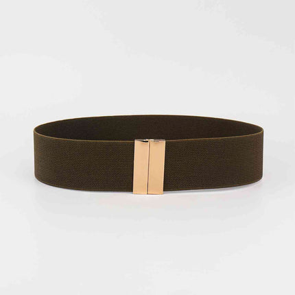 Alloy Buckle Elastic Belt