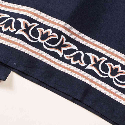 Printed V-Neck Sleeveless Jumpsuit