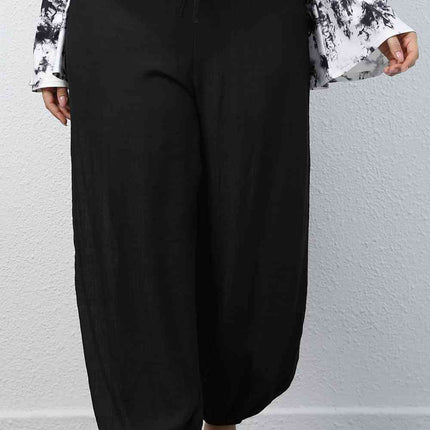 Plus Size Drawstring Jogger Pants