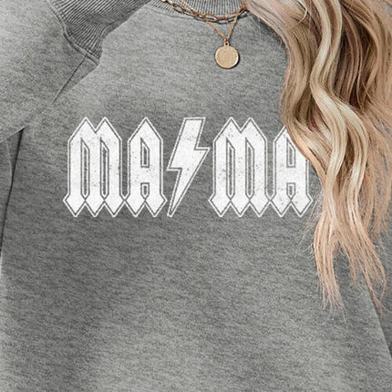 Letter Graphic Dropped Shoulder Sweatshirt