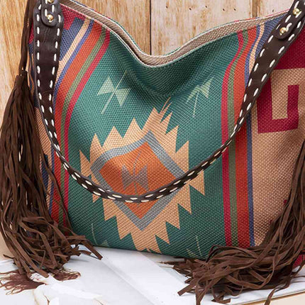 Geometric Canvas Tote Bag