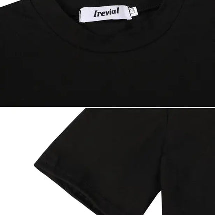 Boy's' Round Neck Cartoon Pattern Short Sleeve Shorts Cotton Pajamas Set