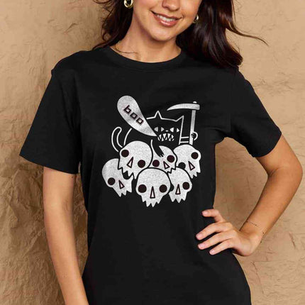 Simply Love Full Size Graphic BOO Cotton T-Shirt