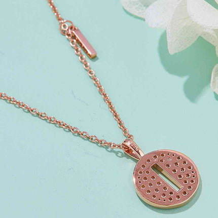 Moissanite A to J Pendant Necklace