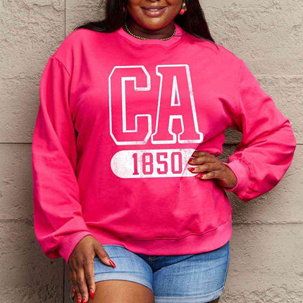 Simply Love Simply Love Full Size GA 1850 Graphic Sweatshirt