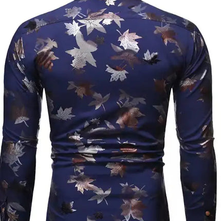 Men's Hawaiian Shirt Short Sleeves Printed Button Down Summer Beach Dress Shirts