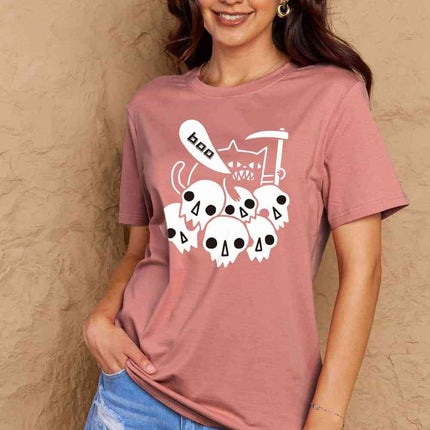 Simply Love Full Size Graphic BOO Cotton T-Shirt