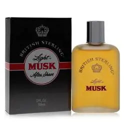 British Sterling Light Musk After Shave 2oz