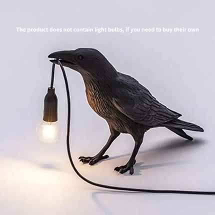 The Gothic Crow Lamp