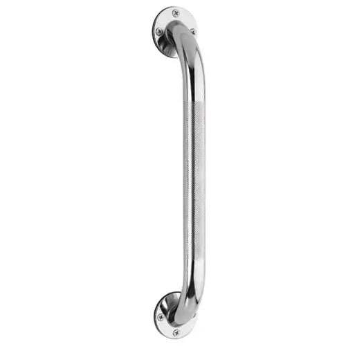 Carex Textured Chrome Wall Grab Bar 24