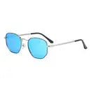 Vintage Style Gradient Color Pc Square Full Frame Womens Sunglasses