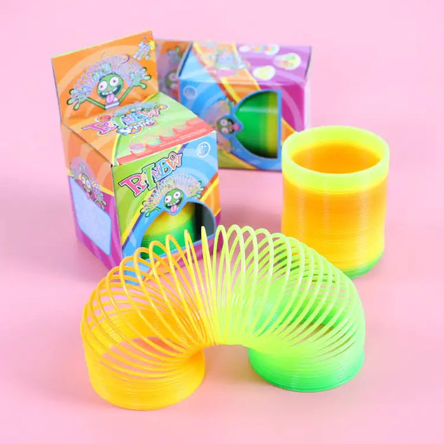 Childrens Rainbow Decompression Spring Coil (Similar to Slinky)