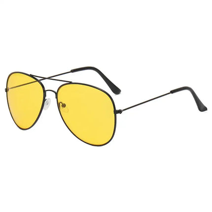 Gradient Color Oval Full Frame Sunglasses - Aviator Style