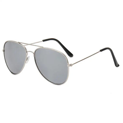 Gradient Color Oval Full Frame Sunglasses - Aviator Style